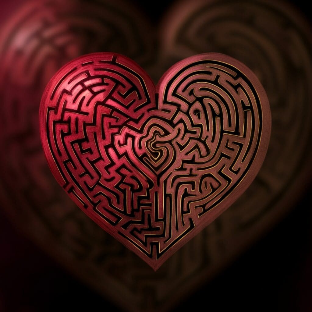 Herzförmiges Labyrinth